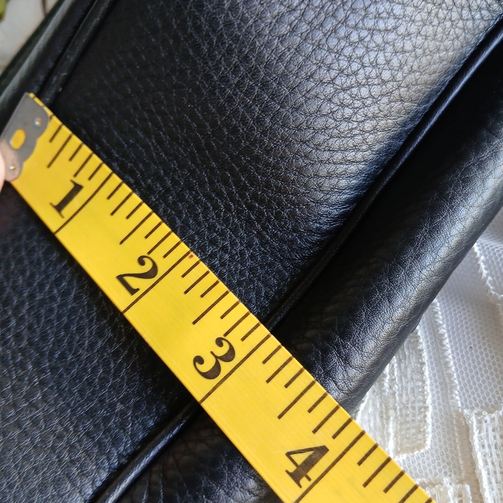 Cole Haan Black Leather Shoulder Bag - Picture 9 of 10